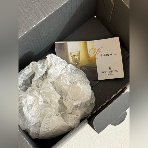 Set of 2 Waterford Crystal Condiment Set - Two Bowls 3 in Diameter NEW in Box - Picture 13 of 16